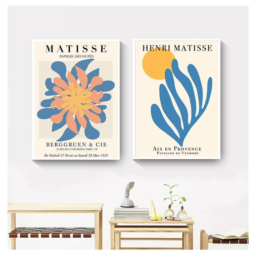 Abstract Nude Wall Art Canvas Painting Colorful Plant Picture For Living Room Nordic Home Decor Retro Matisse Poster And Prints