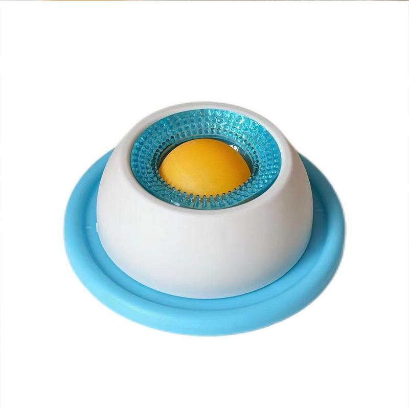 For Dogs Cats Interactive Snack Bowl Promotes Dental Health Pet Licking Mat Pet Lick Mat Yogurt Licking Plate Slow Feeder синий