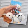 Ocean Baby Series Plush Penguin Keychain With Short Plush Fur For Backpack Decoration