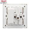 Delixi Electric Type 86 Flush Mount Wall Socket with 5-Hole USB & Type-C