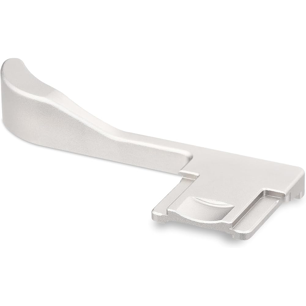 Haoge Metal Thumb-Up Grip for Sony A7CII, a7CR, Camera Accessory Silver Hot Shoe Rest Hand THB-S7CR-S