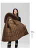 Women's Mid-Length Parka with Large Fur Collar, 2026 Edition - One Coat, Three Styles with Removable Liner and Thickened Cotton