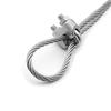 ABWR-3/8 Inch Wire Rope Clamp Heavy Duty Wire Rope Clamp Wire Rope Clip M10 Stainless Steel,20 PCS