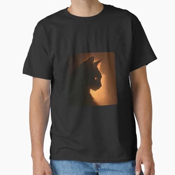 Cat Owner Aesthetic Cat Cat Silhouette Cla Made In Usaaus Tshirt S2xl S