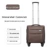 18" Carry-On Suitcase with Universal Wheels, Business Password Case, Lightweight 16", 14", 20" Travel Suitcase, Compatible with Spring Airlines