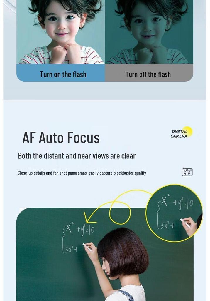 Retro D04 CCD Digital Camera: Multifunctional, Portable, Ideal for Students and Travel.