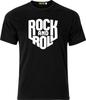 Rock and Roll Xmas Present Funny Humour Cotton T Shirt Mens Womens Tees Top