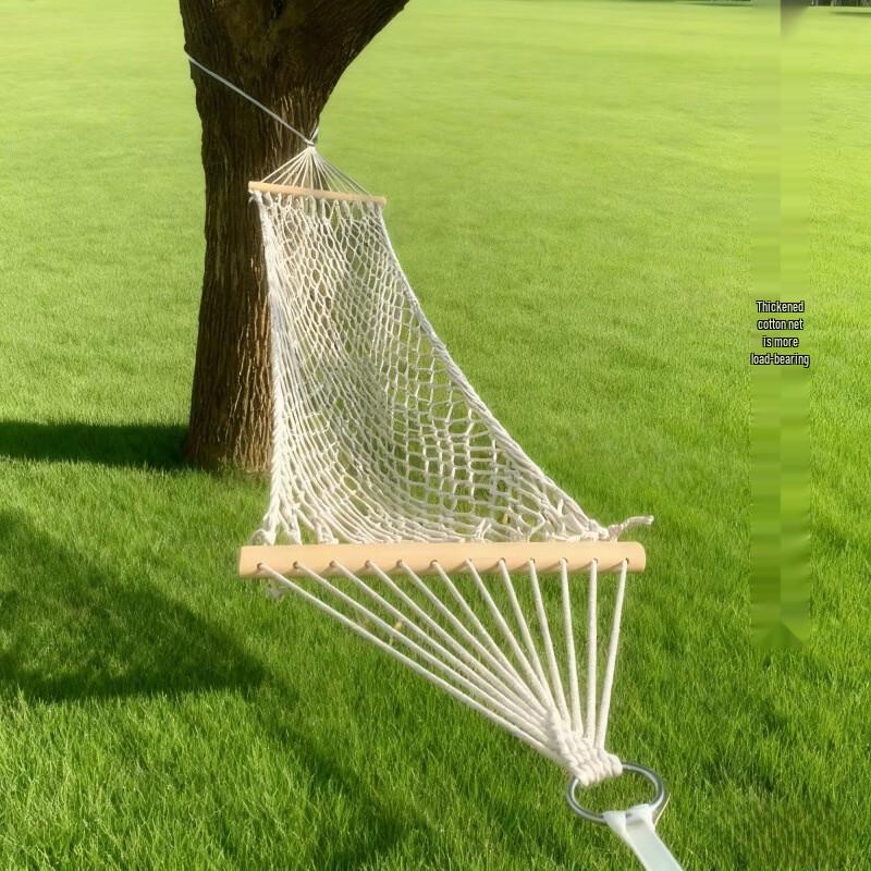 OLOEY Anti-Rollover Cotton Net Hammock