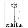 Quality Home Decor Wallpaper Pvc Wall Stickers With Cartoon Animal Butterfly And Cat Design**