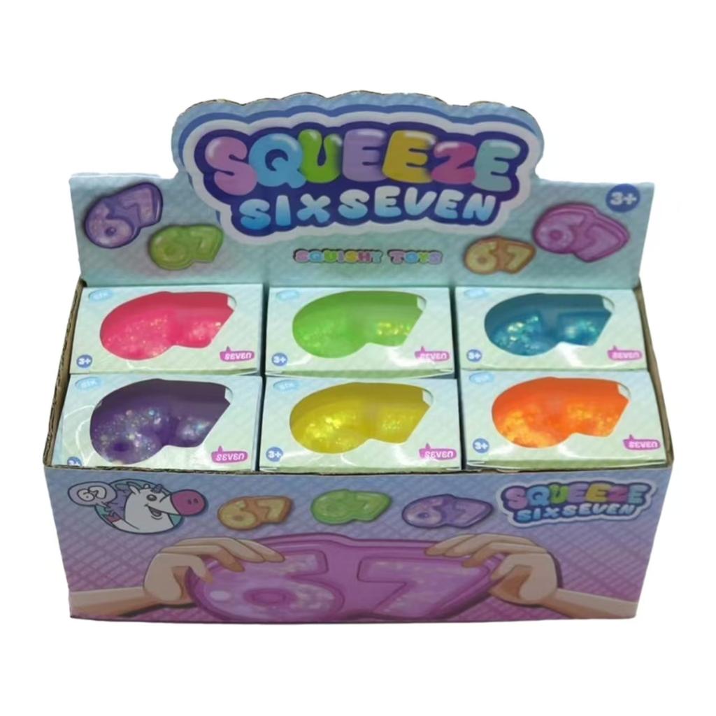 Virales 6&7 Malzose & Mehl Squishy Spielzeug, Langsam Rückprall Stressabbau Quetsch Fidget Entlüftungsspielzeug