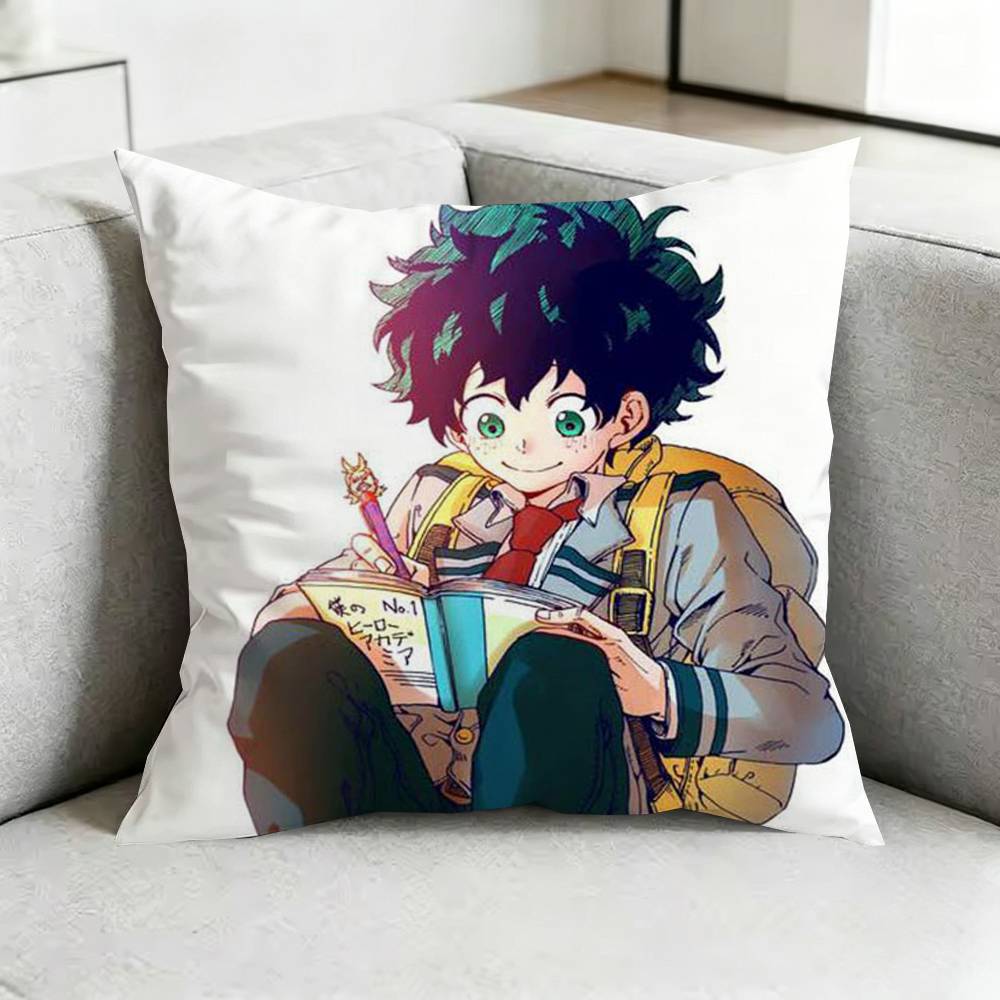 My Hero AAcademia Square DoubleSided printed Pillow Case Bedroom Bedside Pillow Sofa Cushion Cover Gift