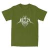 Man T-Shirt Mgla Black Metal Music Logo T Shirts Leisure Beach Tees Vintage Custom Logo 100% Cotton Tops Gift