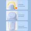 Vegetable Fruit Shaker Cup with Detachable Sauce Compartment Portable Large Capacity Breakfast Storage Container