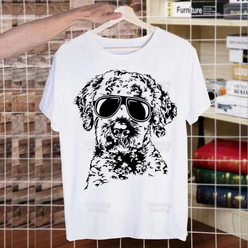 Das Leben ist besser mit Lagotto Romagnolo Herren Damen T-Shirt Tops Rundhals Weich Hund Italienische Rasse T-Shirt T-Shirt Kleidung T-Shirt
