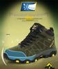 Men's High-Top Leather and Fur Hiking Boots - Warm, Non-Slip, Winter-Ready