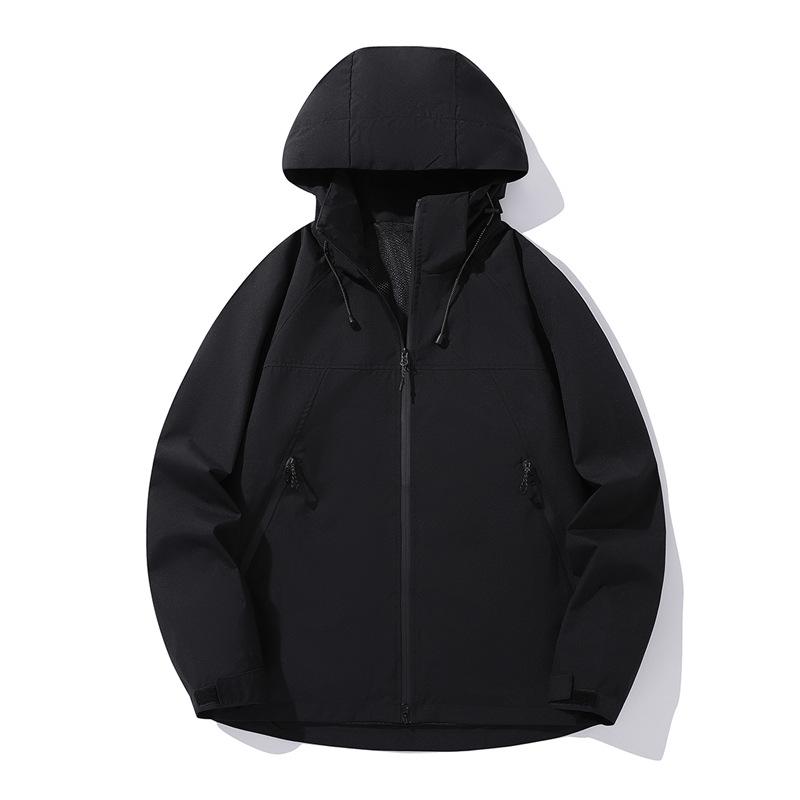 Outdoor Jacket Men's and Women's Autumn New Trend Fashion Hooded Windproof Waterproof Jacket Couple Mountaineering Suit