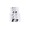 I4 I7 I3 iX iX3 iX4 iX7 New Old Logo Car Stickers for BMW New Energy I4 I7 I3 iX Tail Badge Black Rear Boot Label Trunk Logo RR8