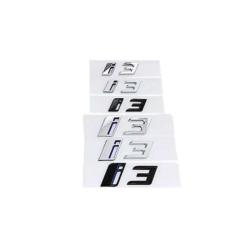 I4 I7 I3 iX iX3 iX4 iX7 New Old Logo Car Stickers for BMW New Energy I4 I7 I3 iX Tail Badge Black Rear Boot Label Trunk Logo RR8