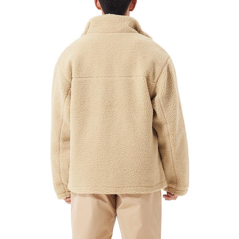 New Balance FW22 Logo Cotton Coat Asia Sizing 'Beige' Men's AMJ23351-INC