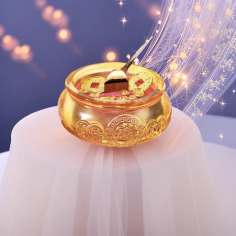 Chinese Treasure Pot Ingot Scented Candle - Long-lasting Fragrance, Perfect for Home & Bedroom, Ideal New Year Gift