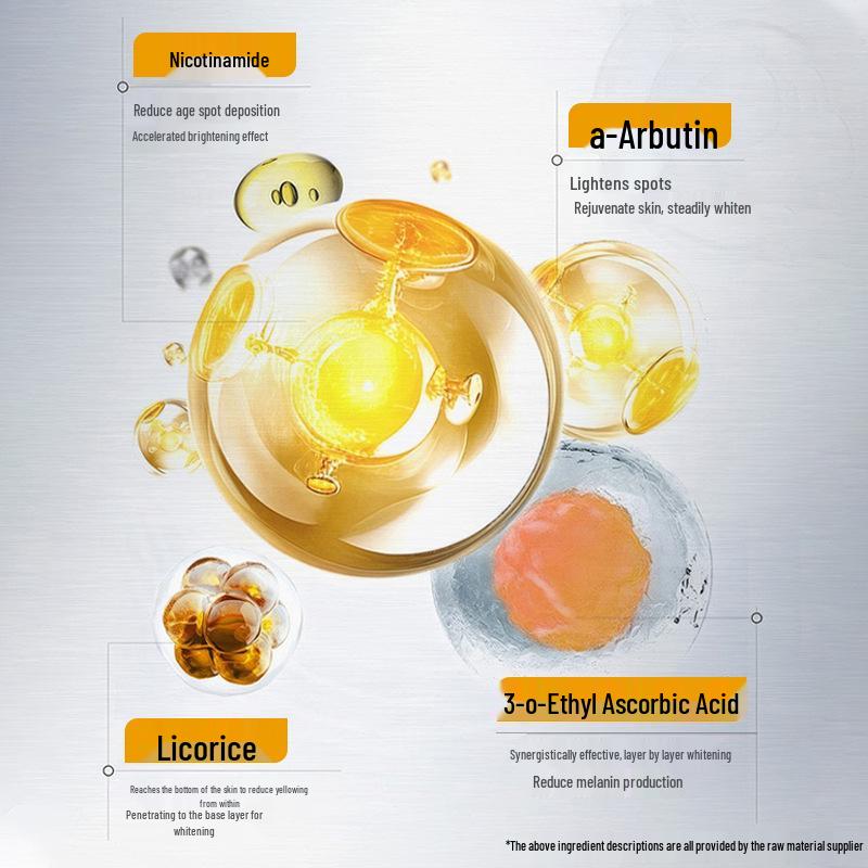 Han Ji 377 Niacinamid Aufhellende Essenz zur Aufhellung, Entfernung von Sommersprossen, Feuchtigkeitsversorgung und Aufhellung von Flecken.