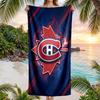 Montreal Canadiens Mode Strandtuch Tragbar Weich Schnelltrocknend Handtuch Für Schwimmen Camping Urlaub