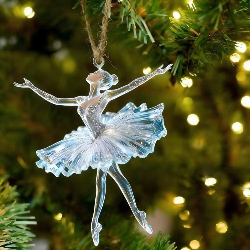 Ballet Dancer Acrylic Hanging Ornament Lucky Goddess Lucky Goddess Charm  Vehicle Decor
