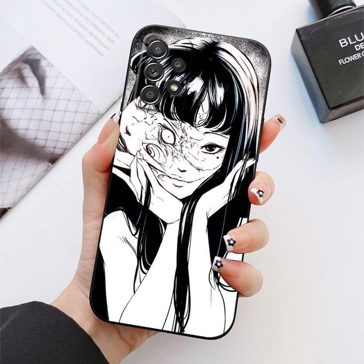 Comic T-Tomies Junjis Ito Phone Case For Samsung Galaxy S24 FE S25 Ultra A03 A04 A05 A06 A12 A13 A16 A26 A35 A36 A56 A55 Cover