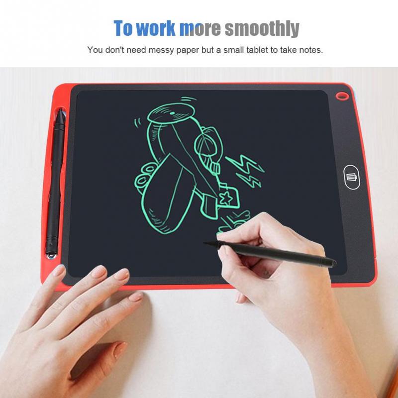 Black Consumer Electronics WP9309 8.5 inch LCD Monochrome Screen Writing Tablet Handwriting Drawing Sketching Graffiti Scribble Doodle Board for Home Office Writing Drawing Color : Black