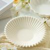 Chic Ruffle Ribbon Bowl Decorative Tabletop Accent Home Decor Centerpiece Ideal Gift Indoor Spaces