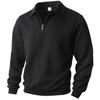 Hooded Zip Up Sweater For Men With Fleece Knit Fabric Casual Autumn Winter Wear