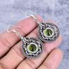 Peridot Gemstone Handmade 925 Sterling Silver Jewelry Earring 2.09" M-2703