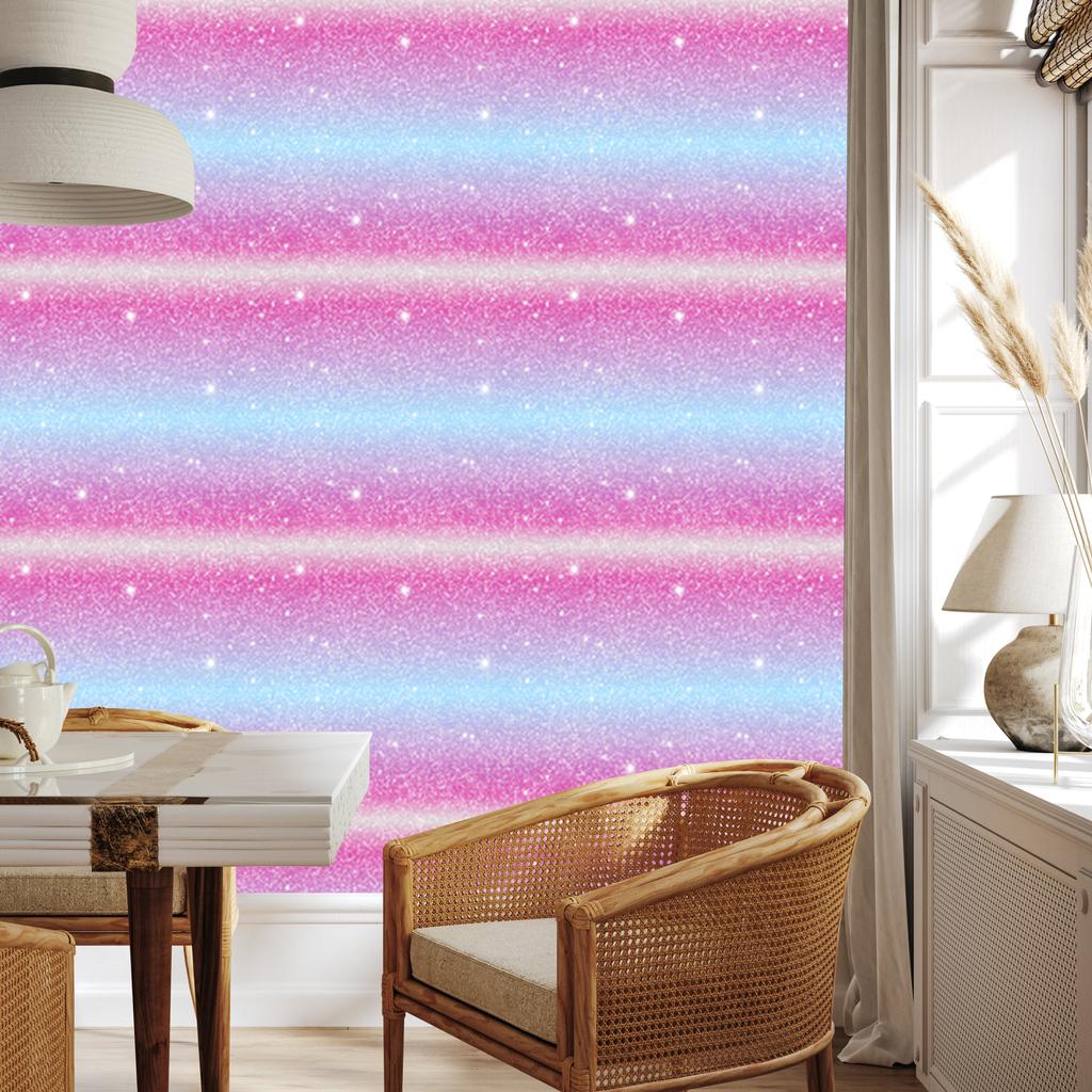 Lavender, powder pink and azure glitter wallpaper 50x1000