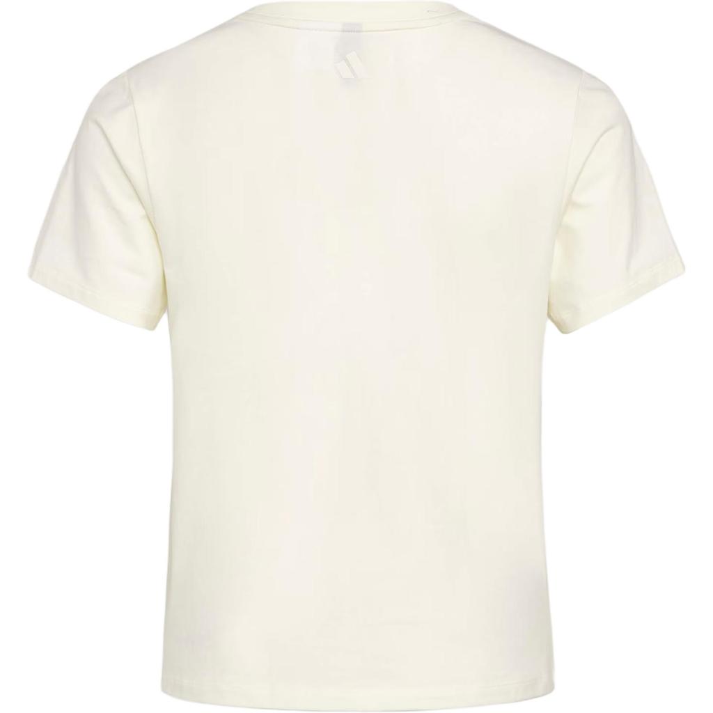 Adidas Knitted Sports Casual Short Sleeve Regular T-Shirt Women tops KS2872