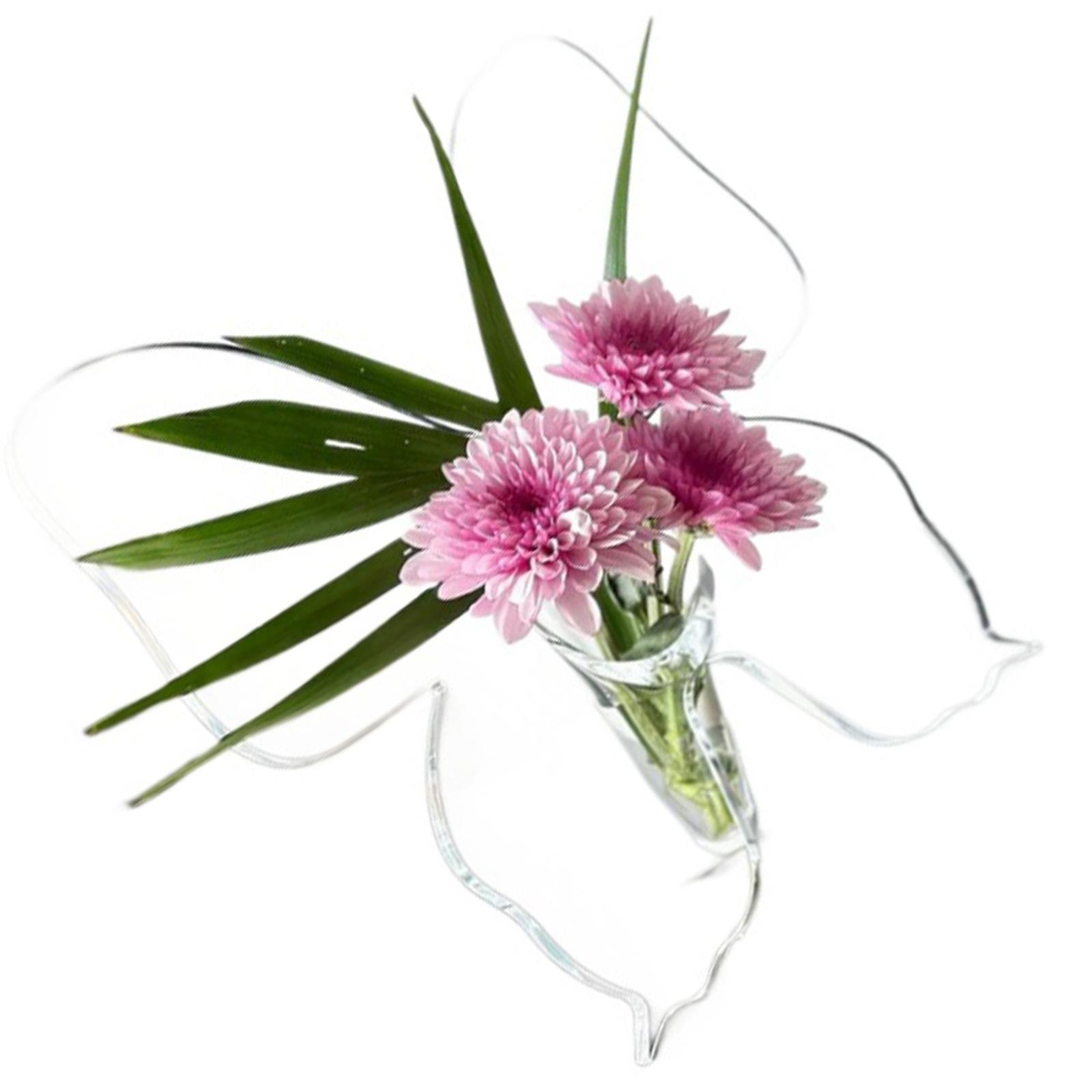 

Прозрачные акриловые вазы-бабочки, уникальные художественные цветочные держатели, контейнеры для домашнего офиса, свадебные центральные украшения, декоры, подарки