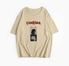 Hirsionsan Cinema Letter Printed T Shirt Women Summer Cotton