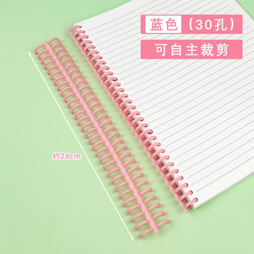 12mm Binding Coil Rings 2pc Spiral Wire Binding Refill for 30 Hole Notebooks and Planners Suitable for Custom Cutting and Replacement