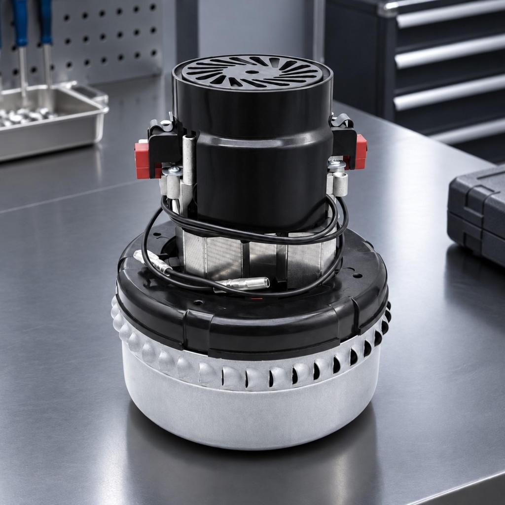 Suction Machine Replacement Motor Sturdy Ventilated for Factory Maintenance Material