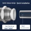 Pneumatic Quick Connect Bulkhead Straight-Through Fitting CN plug (adapter included)