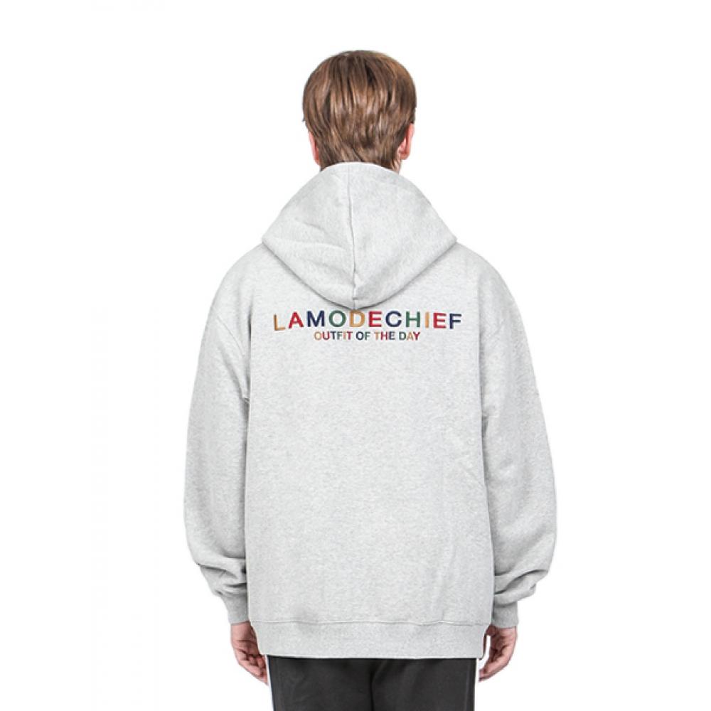 

Толстовка LAMODECHIEF RAINBOW LOGO СЕРАЯ