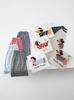 Kids' Summer Short-Sleeve Set: Cool Soft Pajamas & Outdoor Wear for Older Children, Includes Top and Shorts