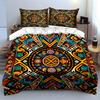 Colorful Geometric Boho Style Bedding Set Bedding Set (1 Duvet Cover, 2 Pillowcases, Duvet Not Included)