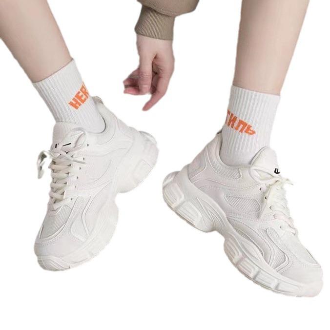 Daddy Shoes College Style Muffin Platform Running Sneakers Vintage Student Shoes