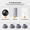 4Pcs Rubber Washing Machine Anti-Vibration Anti-Walk Feet Pads Shock and Noise Cancelling Protects Laundry Room Floor