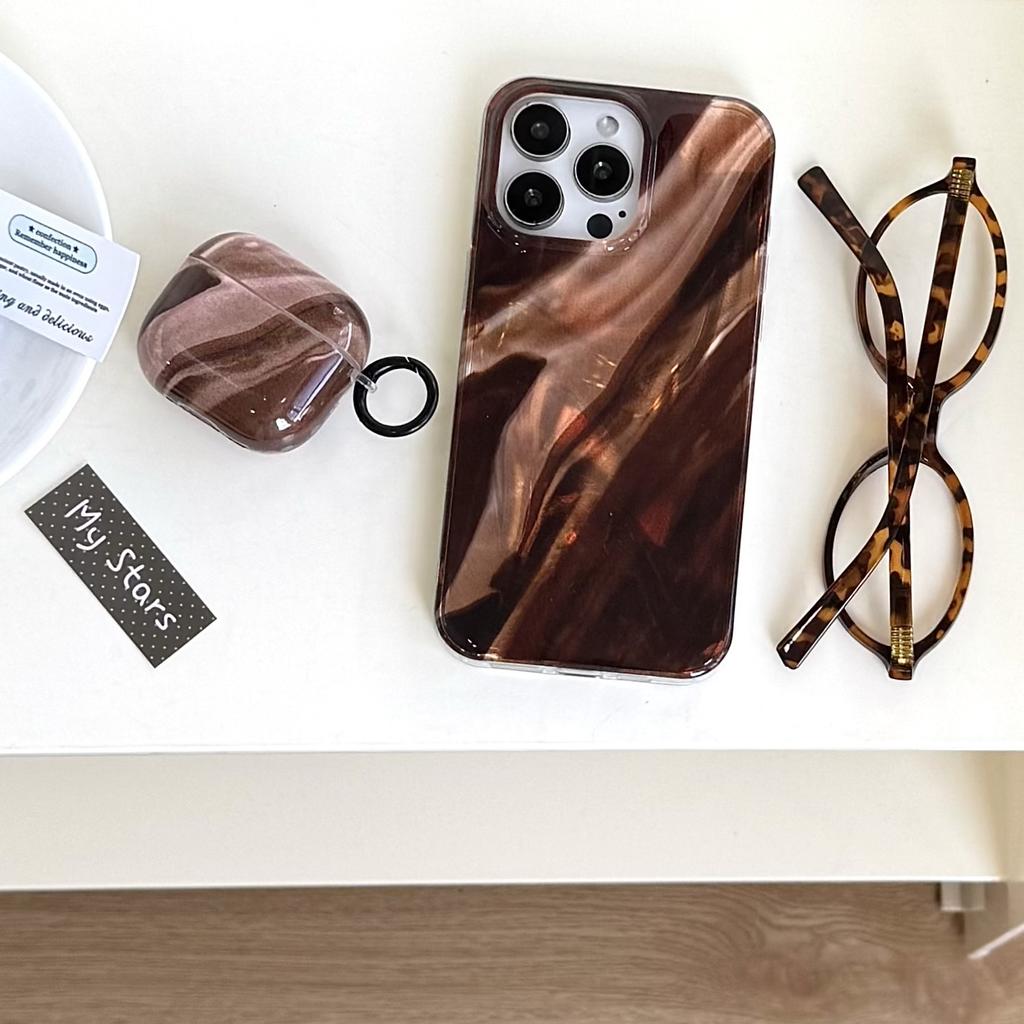 Niche chocolate karst suitable for AirPods 1 earphone cover Airpod pro1 wireless earphone cover 1st generation/1/1
