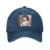 The Fragrant Flower Blooms With Dignity Anime Washed Denim Cap Casual Baseball Caps Adjustable Hat Summer Unisex Baseball Hats