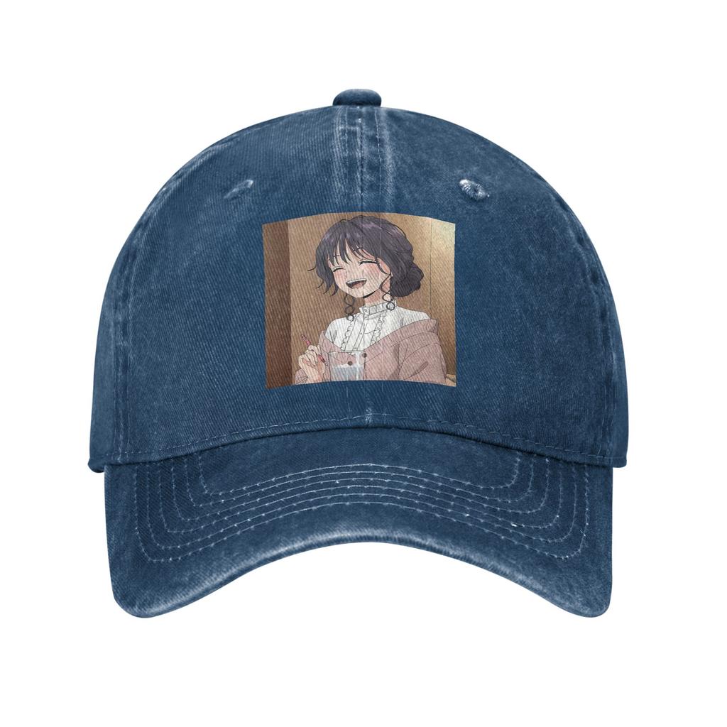 The Fragrant Flower Blooms With Dignity Anime Washed Denim Cap Casual Baseball Caps Adjustable Hat Summer Unisex Baseball Hats