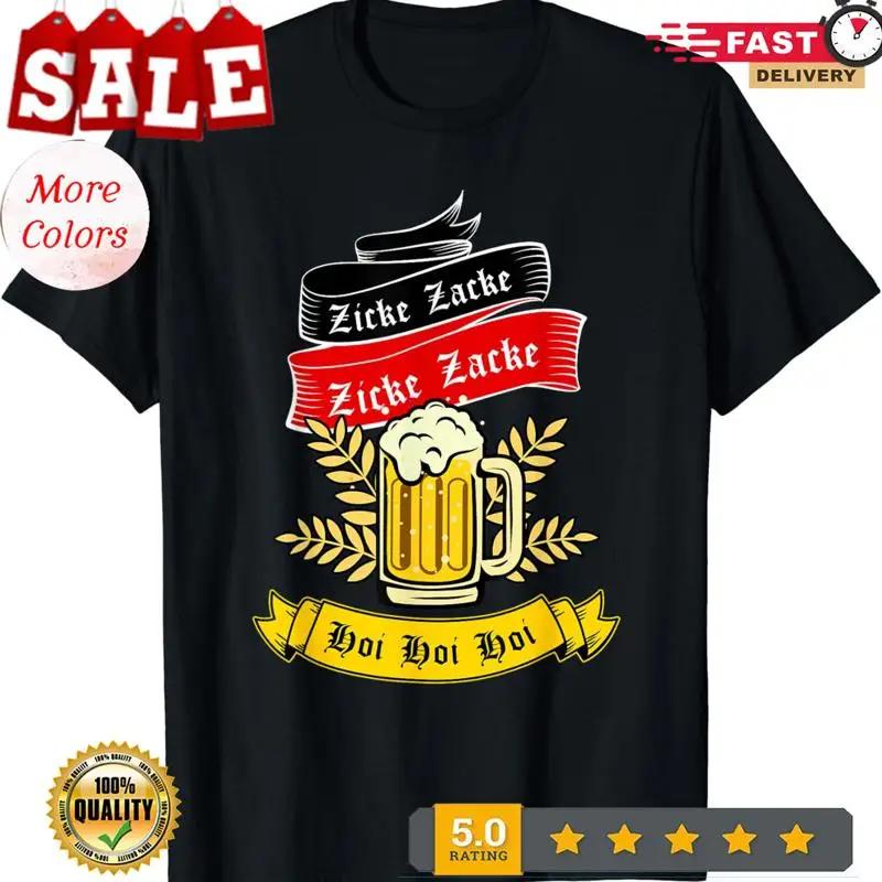 Zicke Zacke Hoi Funny Gerunisexy Flag Oktoberfest T Shirt