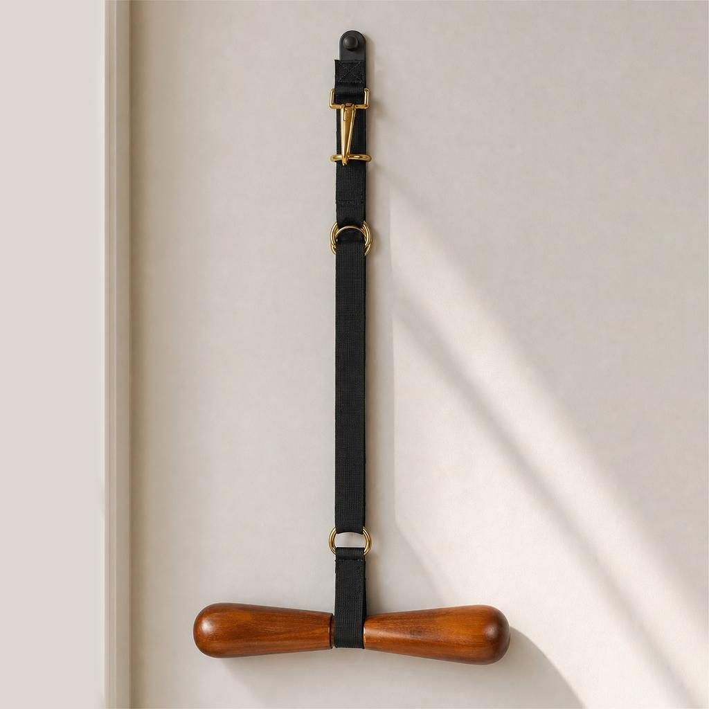 Portable T-Shaped Saddle Rack with T Bar Support Strap Saddle T Hanger Wall Mount Horse Tack Rack for Western & English Saddles