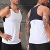 Men Gym Sleeveless Vest Bodybuilding Exercise Vest Muscle Training T-shirt Outdoor Hiking Top Summer Training Athletics Clothes